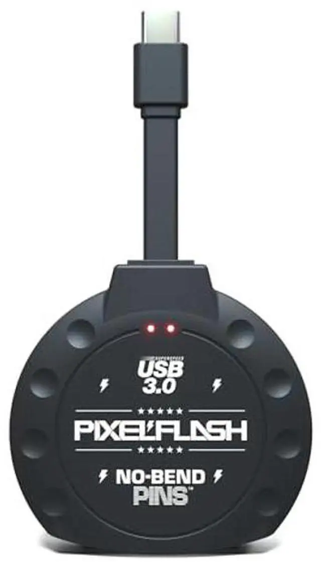 Alt view image 3 of 5 - PixelFlash CF Card Reader USB C (Black) - Compact Flash Memory Card Reader with Cabled Type-C USB 3.1, 5GB/s File Transfer, No-Bend Pins Technology, Supports UDMA-7, Anti-Slip & Anti-Scratch Exterior