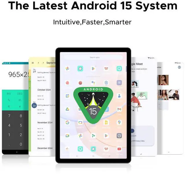 Alt view image 2 of 5 - DOOGEE T36(2025) Android 15 Tablet,12 inch Tablet 20GB+256GB/ 2TB Expand Octa-Core Gaming Tablets,8800mAh,FHD+ Touchscreen Tablet with sim Card Slot,WiFi 5,Dual Camera,BT5.0,Widevine L1,Black