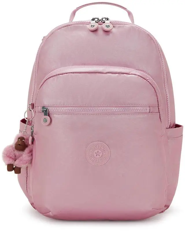 Main image of Kipling Women's Seoul 15" Laptop Backpack, Durable, Roomy with Padded Shoulder Straps, Built-In Protective Sleeve