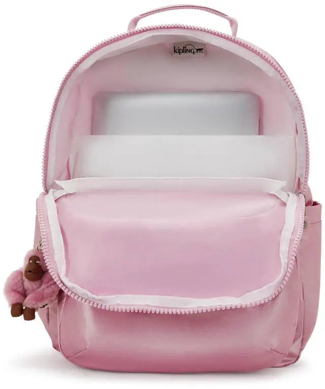 Alt view image 3 of 5 - Kipling Women's Seoul 15" Laptop Backpack, Durable, Roomy with Padded Shoulder Straps, Built-In Protective Sleeve