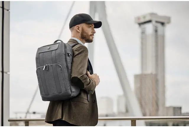 Alt view image 2 of 5 - Victorinox Architecture Urban2 Deluxe Backpack - Professional Business Backpack to Carry Laptop & Tablet - Perfect Travel Bag - 23 Liters, Gray