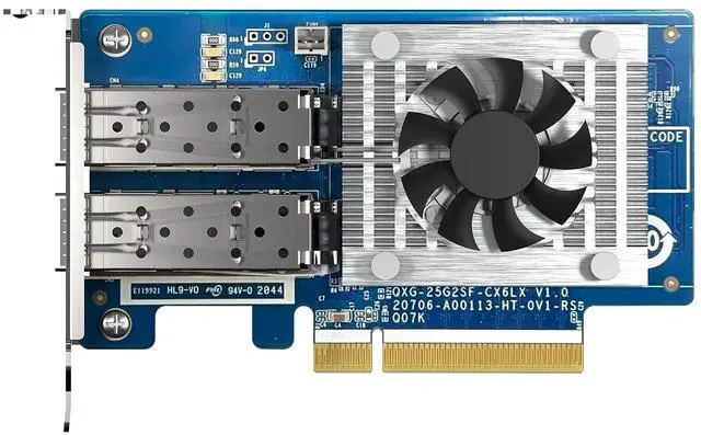 Main image of QXG-25G2SF-CX6 Two Port 25GbE Network Card with SR-IOV and RoCE for Improved Network and VMware(r) Virtualization Environments