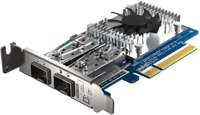 Alt view image 3 of 5 - QXG-25G2SF-CX6 Two Port 25GbE Network Card with SR-IOV and RoCE for Improved Network and VMware(r) Virtualization Environments