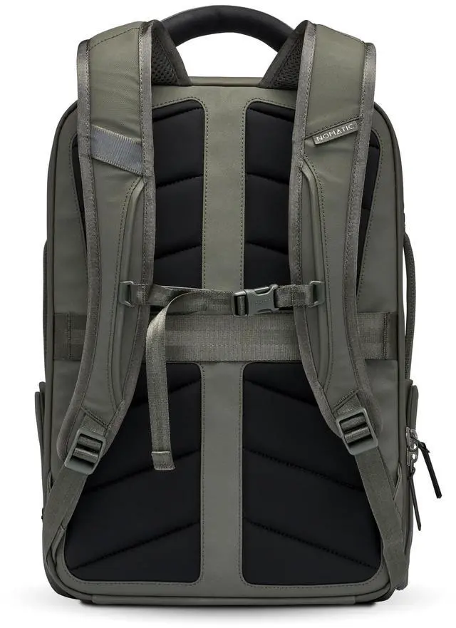 Alt view image 3 of 5 - NOMATIC Travel Pack - 14L Water Resistant Laptop Bag - TSA-Ready Expandable Olive Backpack
