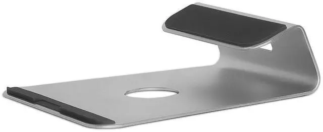 Alt view image 2 of 5 - Mount-It! Tilted Laptop Riser for MacBook and iPad Pro - Ergonomic Laptop and Tablet Wedge - Notebook Cooling Stand for MacBook Pro, Chromebook, iPad Pro, Drawing Tablets with 11"-15" Screens