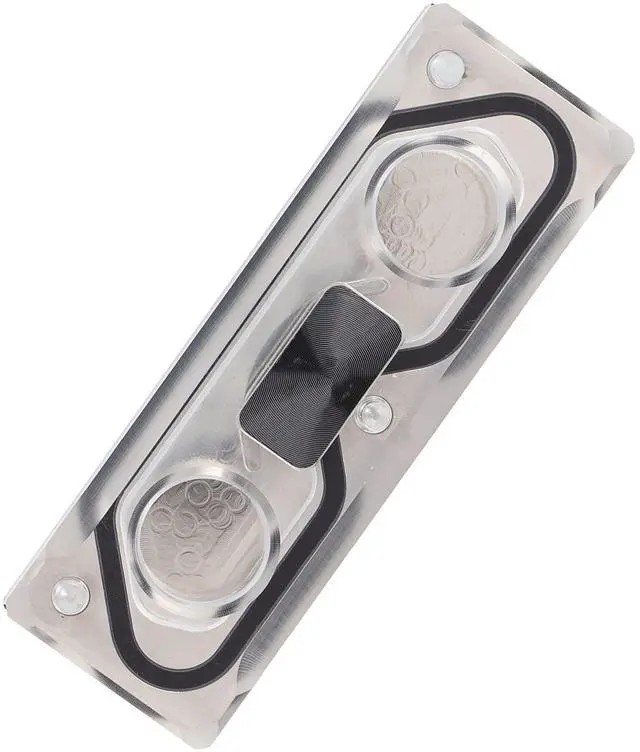 Alt view image 5 of 5 - Acogedor M.2 NVME SSD Water Block, G1/4 Water Cooling Aluminum Heatsink Cooler with Silicone Thermal Pad for PC Custom Cooling System