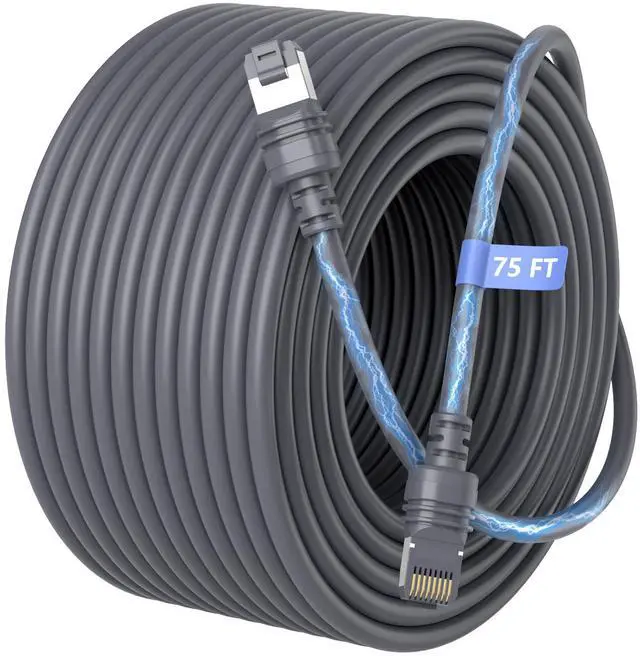 Main image of ANIERY Gen 3 Cable for Starlink, 75FT Waterproof Starlink Replacement Cable for Starlink Gen 3, Starlink Standard V3 Ethernet Cables(75FT/23M)