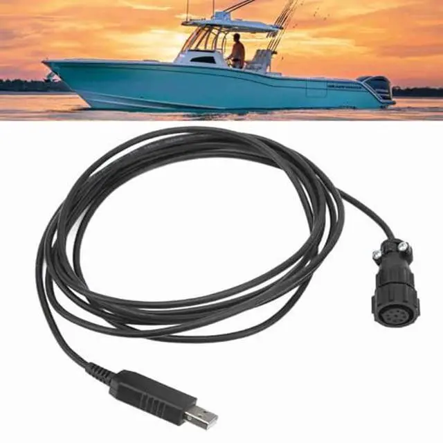 Alt view image 2 of 5 - Aramox AIS Plug Data Cable, NPC-100 AIS Plug Data Cable Marine Cable Length AIS Plug USB Data Cable for Marine Navigation Software, Aramox5gdspn81hk