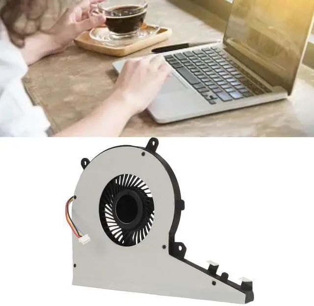 Alt view image 4 of 5 - Replacement CPU Cooling Fan for HP for Envy 17 AE 17T AE 17 AE100 17T AE100 17 AE143NG 17M AE111DX Touch 925461 001 925478 001, Replacement Laptop CPU Cooling Fan 4 Pin