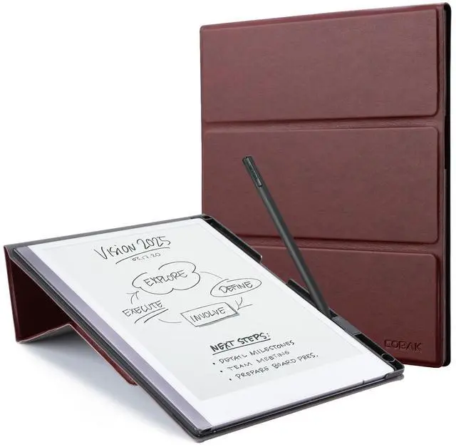 Main image of CoBak Case for Remarkable 2 -with Pen Holder and Multi-Angle Foldable Stand Feature -A Remarkable 2 Case with Pen Holder for The Remarkable 2 Paper Tablet, Claret