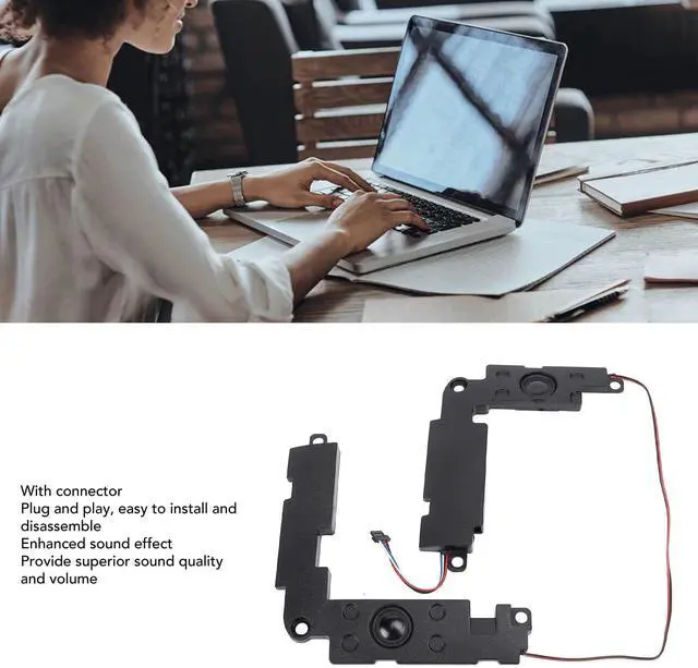 Alt view image 2 of 5 - Laptop Internal Speaker for Inspiron 15 7548 7547 05KR9K, Built in Speaker Replacement, Notebook Internal Speaker, Plug and Play, Enhanced Sound Quality and Volume