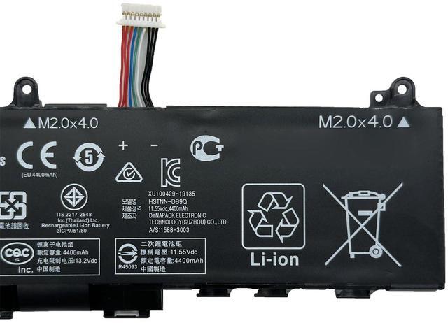 Alt view image 4 of 5 - EPYOBW CC03XL Laptop Battery 53Wh Compatible with HP ZBook Firefly 14 G7 G8 / Probook 635 Aero G7 G8 / EliteBook 830 835 840 845 G7 830 835 840 G8 Series L77608-2C2 L77608-421 CC03053XL HSTNN-DB9Q