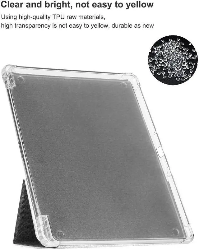 Alt view image 2 of 5 - Feitenn Case for Kindle Scribe Tablet, Flip PU Leather Case with Pen Holder Auto Wake Up & Sleep Smart Cover Case with Magnetic Stand for KindleScribe 10.2 2022 Release (Grey)