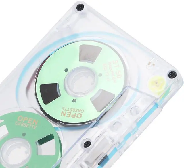 Alt view image 4 of 5 - Blank Cassette Tapes Audio Cassettes, Clear Audio Cassette Tapes for Recording, Low Noise High Output 46 Minute (Green)