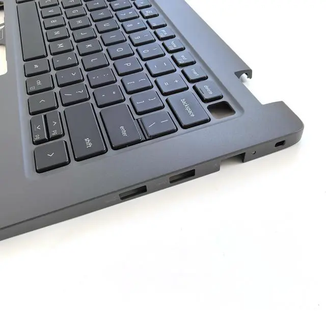 Alt view image 5 of 5 - Jxjslp Replacement Upper Case Palmrest for Dell Latitude 3440 E3440 Series Laptop Backlit Keyboard Assembly Top Cover 0R2DCD Gray