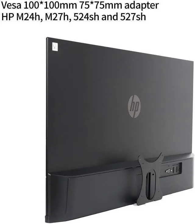 Alt view image 4 of 5 - Monitor Arm/Mount VESA Bracket Adapter Compatible with HP M24h, M27h, 524sh 527sh VESA Adapter Bracket Arm, Desk Mount 100 * 100mm 75 * 75mm