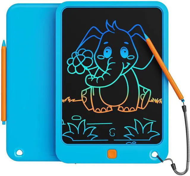 Alt view image 2 of 5 - 10 Inch LCD Writing Board,Gift for Boys Girls Toddlers Age 3-12 Years(Blue-O+Pink+Pink)