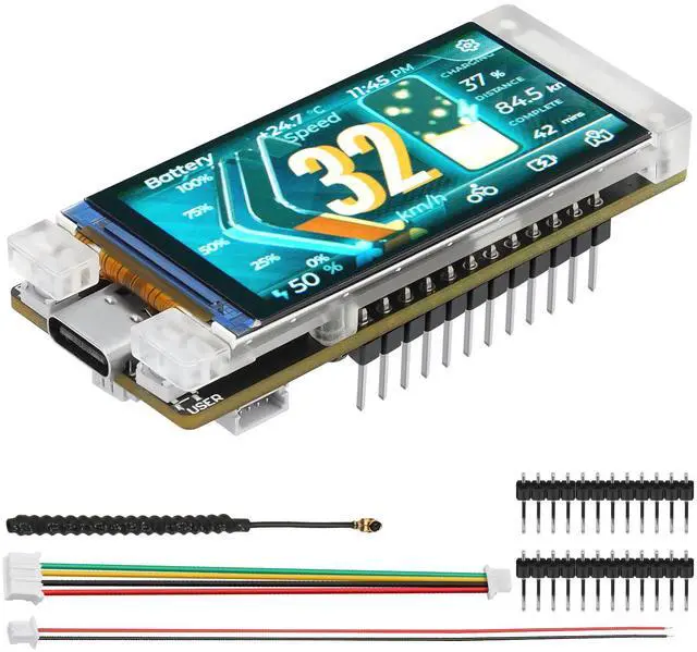 Main image of Vision Master T190 ESP32-R8 LoRa Development Board SX1262 Chip with 1.9" TFT-LCD Screen LoRaWAN BLE 5.0 WiFi Compatible with Arduino LoRa Meshtastic(902-928MHz