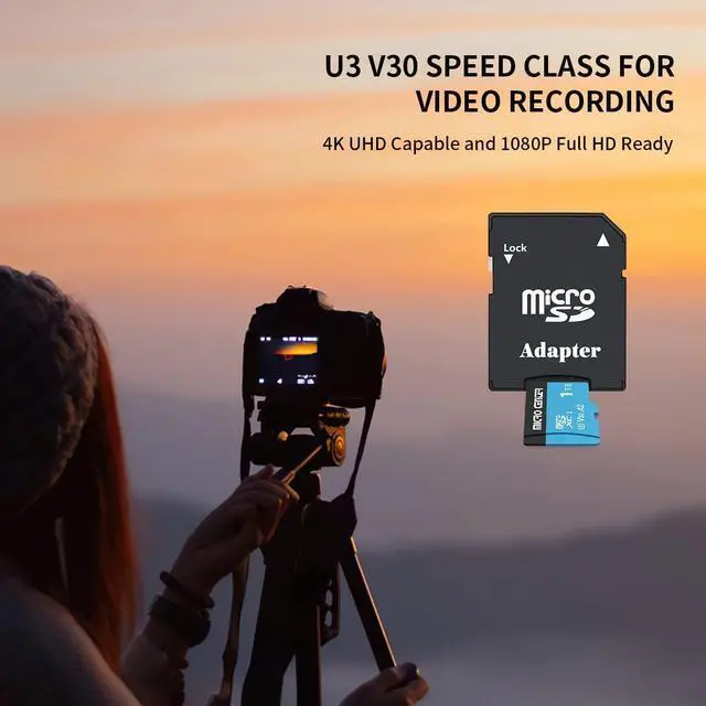 Alt view image 5 of 5 - INLAND Micro Center Performance 1TB microSDXC Card, A2 Micro SD Card, UHS-I C10 U3 V30 A2 4K UHD Video Flash Memory Card with Adapter for Smartphones, Tablets, Drones and Action Cameras (1TB)