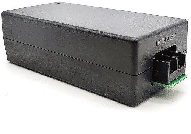 Alt view image 4 of 4 - PLUSPOE Gigabit DC PoE+ Injector | 12V 24V (12-36V) DC Input | 50V 30W DC PoE+ Out | DC-DC Convertor + 802.3 af/at Solar PoE Injector Adapter for ePMP2000/3000, Force400/425, Q61, PoE Lighting