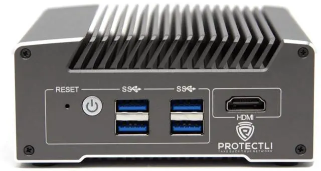 Alt view image 2 of 4 - Protectli Vault V1211-2 Port, Micro Appliance/Mini PC - Intel N5105, 2X 2.5G NICs, 8GB LPDDR RAM on-Board, 32GB eMMC on-Board, 250GB NVMe SSD