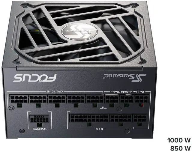 Alt view image 5 of 5 - Seasonic Focus GX-850 ATX 3.0 850W Gold Power Supply Unit