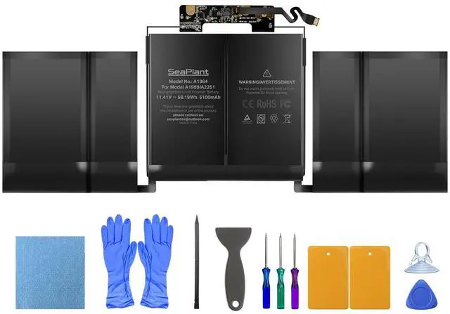 Main image of SeaPlant A2251 Battery Replacement for MacBook Pro 13-inch A2251(2020) A1964 Battery