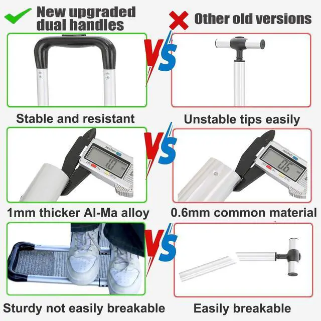 Alt view image 4 of 5 - Rolling Backpack, 55L (14.5gal) Backpack with Wheels for Business, Waterproof Backpacks with Dual Handles and Silent Large Wheels, Carry on Backpack with Laptop Compartment (Blue,22 inch)
