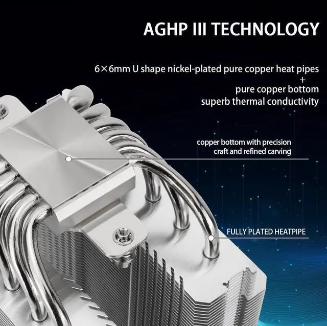 Alt view image 2 of 5 - Thermalrlght Peerless Assassin 120 SE CPU Air Cooler, 6 Heat Pipes, Dual 120mm TL-C12C PWM Fans, Aluminum Heatsink Cover, AGHP Technology, for AMD AM4 AM5/Intel LGA 1700/1150/1151/1200/1851PA120SE