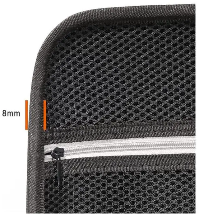 Alt view image 4 of 5 - Voikoli Protective Eva Hard Shell Case Compatible with OnexPlayer 2 8.4 inch,Shockproof,Stylish and Durable (Black with Straps)