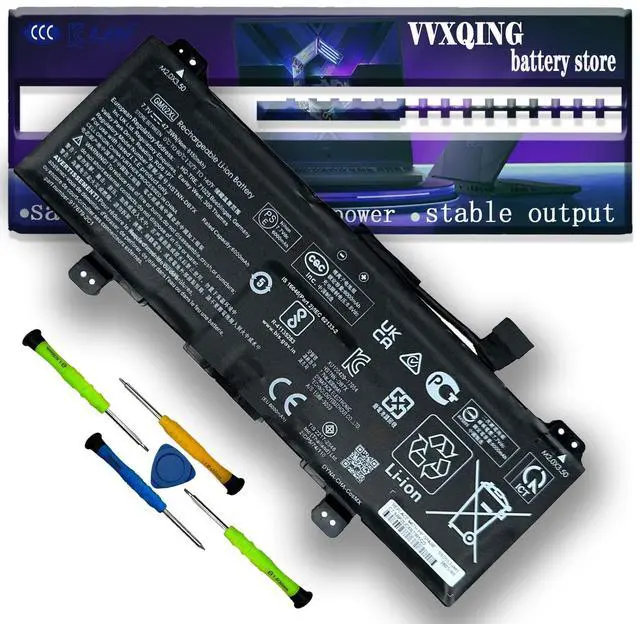 Main image of VVXQING 47.3Wh GM02XL HSTNN-DB7X 917725-855 Laptop Battery Compatible for HP Chromebook 14 G5 14-CA000NA 11 G6 G7 EE Chromebook X360 11 G1 Series Notebook 917679-271 HSTNN-UB7M