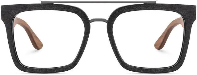 Main image of Zeelool Aviator Blue Light Blocking Glasses for Men, Retro Glasses Computer Eyeglasses with Anti UV, Eyestrain and Glare Lens ZJGX642196-01B