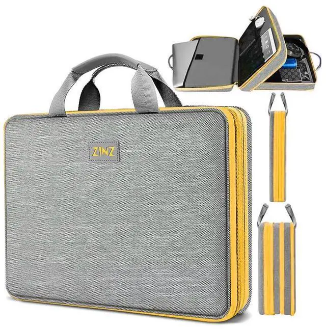 Main image of ZINZ Slim Expandable Laptop Case 15.6 Inch Sleeve Upgraded Protective Durable Recycled Carrying Case Compatible with MacBook 15" & 16" and Most 15" 15.6" 16" Notebook,G01YL01