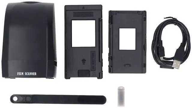 Alt view image 4 of 5 - Film Scanner to Digital, Portable Photo Scanner, Convert Color & Negative & 35mm 135mm Black and White Slides to Digital Photos, Slide & Negative Scanners (Black)