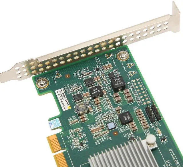 Alt view image 4 of 5 - Zyyini 6G PCIe X8 Array Card with 2 SAS Mini Interface, SATA3 Bandwidth, Supports 16T Disk, Compatible with x8 x16 Slot, Computer, Storage Device
