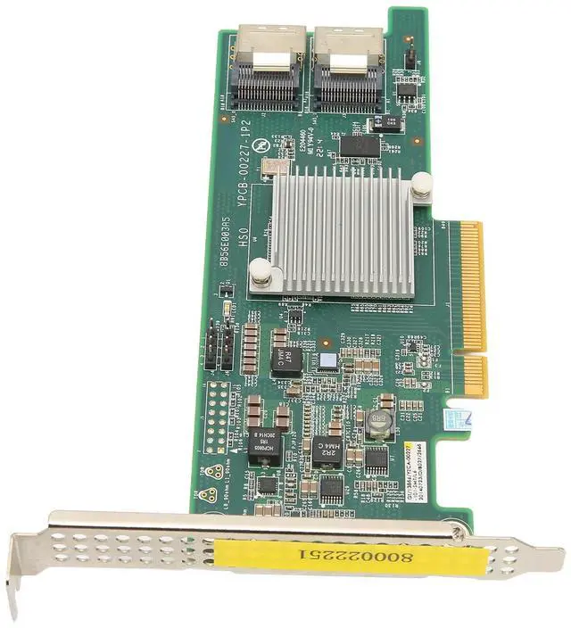 Alt view image 5 of 5 - Zyyini 6G PCIe X8 Array Card with 2 SAS Mini Interface, SATA3 Bandwidth, Supports 16T Disk, Compatible with x8 x16 Slot, Computer, Storage Device