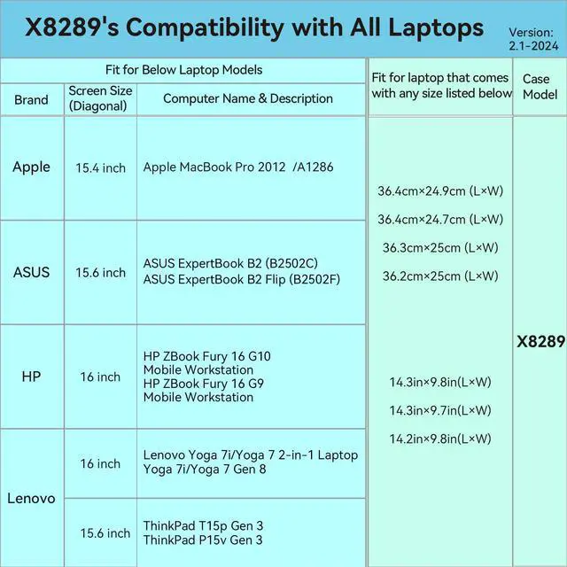 Alt view image 2 of 5 - Smatree Hard EVA Protective Sleeve Case Compatible for 15.4 inch Apple MacBook Pro 2012 /A1286 Laptop Slim and Anti-Shock Notebook Bag (X8289)