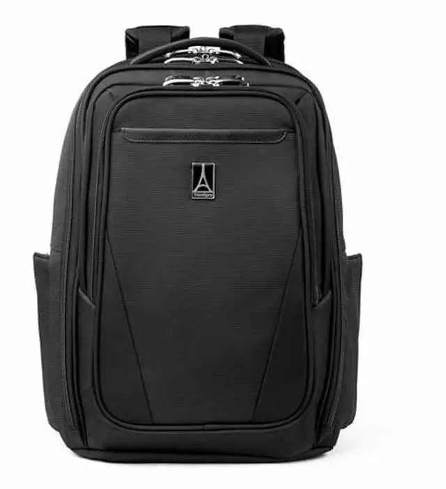 Main image of Travelpro Maxlite Lightweight Laptop Backpack, Fits up to 15 Inch Laptop and 11 Inch Tablet, Water Resistant, Men and Women, Work, Travel, Black, 18-Inch