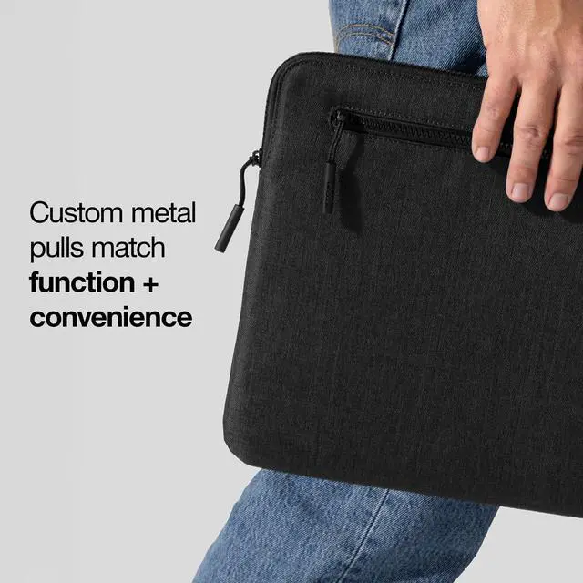 Alt view image 5 of 5 - Incase Compact Laptop Sleeve with Woolenex - 16" MacBook/Laptop and iPad/Tablet Sleeve, Computer Case and Cover, Lightweight, Weather Resistant, with Slip Pocket for Accessories - Graphite