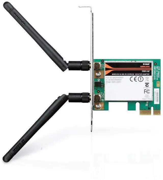 Main image of D-Link Wireless N300 PCI Express Desktop Adapter (DWA-548)