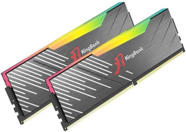 Main image of RGB Computer Desktop Memory Ram Hynix M-die DDR5 32GB(2x16GB) 6400MT/s CL32 1.4V with Heatsink for PC Gaming/Office/PS,Black