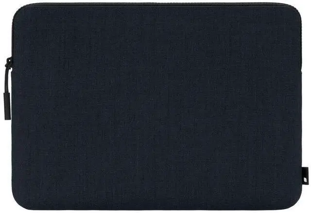 Alt view image 3 of 5 - Incase Slim Sleeve with Woolenex for 13" MacBook/Laptop and iPad/Tablet - Padded Carry Case with Faux Fur Lining, Protective Cover, Vislon Zipper for Easy Access, Durable - Heather Navy