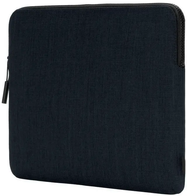 Main image of Incase Slim Sleeve with Woolenex for 13" MacBook/Laptop and iPad/Tablet - Padded Carry Case with Faux Fur Lining, Protective Cover, Vislon Zipper for Easy Access, Durable - Heather Navy