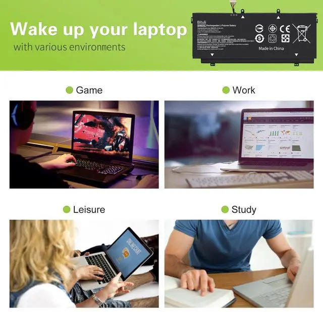 Alt view image 5 of 5 - Bituli 57.9Wh SH03XL 859356-855 Battery for HP Spectre X360 13-AC0XX 13-AC033DX 13-AC023DX 13-AC013DX 13-AC063DX 13-AC052NA 13-W0XX 13-W063NR 13-W013DX 13T-AB000 HSTNN-LB7L 859026-421 CN03XL