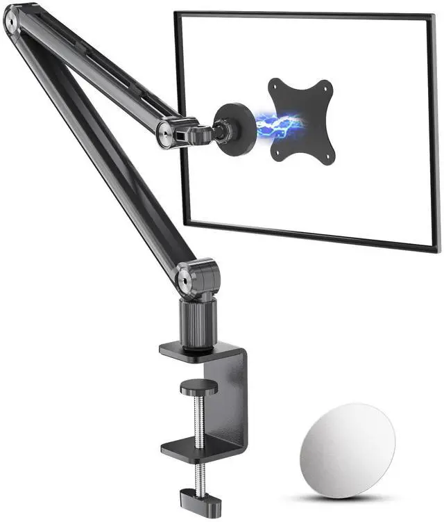 Main image of Feising Portable Monitor Arm Magnetic Vesa Mount - 360deg Swivel Compatible with 10 10.1 10.5 11 11.6 12 12.5 13.3 13.4 14 15.6 17 17.3 18 18.5 inch Monitor 75x75mm VESA Quick Release FS07D