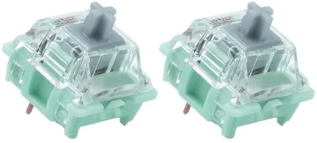 Main image of Gateron Jade Series Dual-Stage Spring Pre Lubed Switches Silver V3 Pro,3-Pin 45gf Linear/RGB/LED Switches for Mechanical Keyboard(Silver V3 Pro,90pcs)