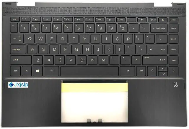Main image of Jxjslp Replacement Upper Case Palmrest for HP Pavilion X360 14-DW 14T-DW Series Laptop Top Cover Keyboard Assembly L96526-001 L96524-001 6070B1744903