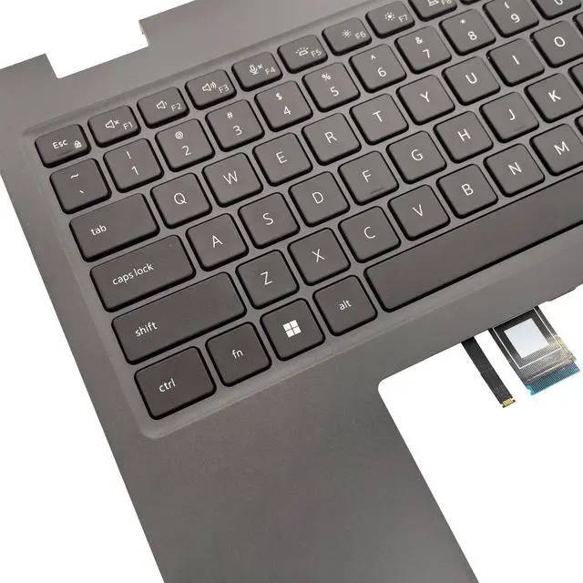 Alt view image 3 of 5 - Jxjslp Replacement Upper Case Palmrest for Dell Latitude 15 3540 E3540 Series Laptop Top Cover Backlit Keyboard Assembly DVR0W 0DVR0W Gray