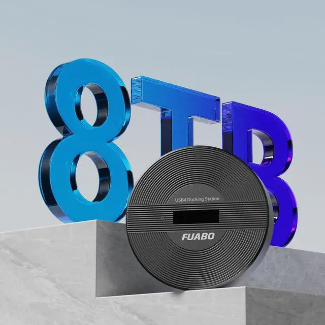 Alt view image 3 of 5 - Portable M.2 SSD Dock USB4 40Gbps M.2 SSD to USB-C Adapter Thunderbolt Docking Compatible with NVMe PCIe SSDs in Sizes 2230/2242/2260/2280/22110
