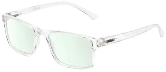 Main image of Medspex L2007 Photochromic Transition Glasses Clear Crystal/Teal Green Therapeutic Color Therapy Light Sensitivity Men Women